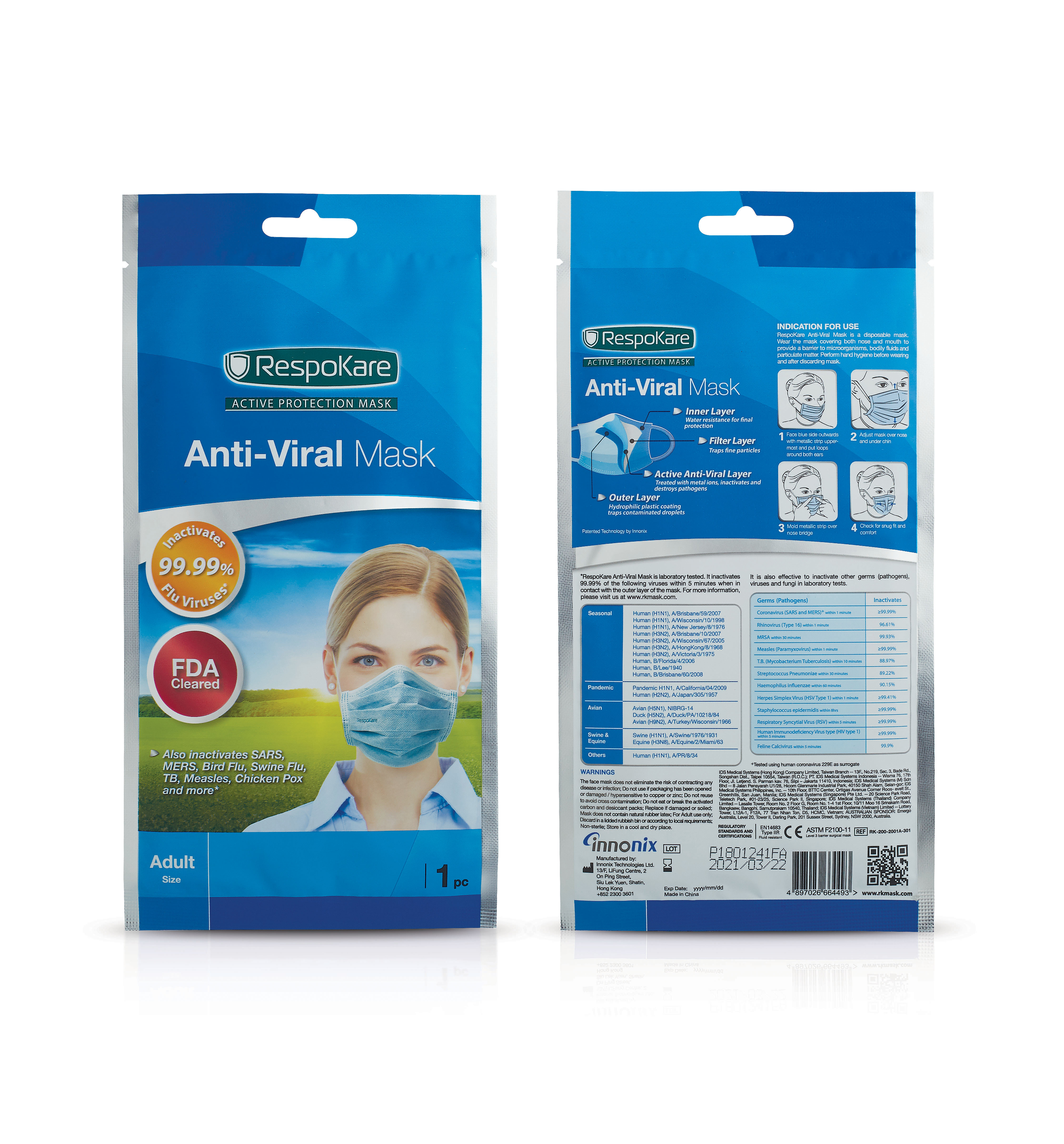 antiviral surgical mask antiviral surgical mask